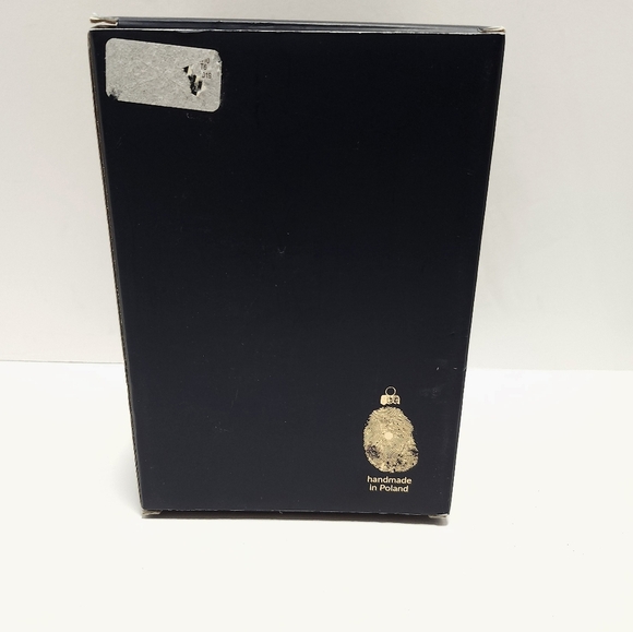 Komozja Family Blown Glass Leopard Jeweled Hinged Egg Christmas Ornament - Picture 11 of 11